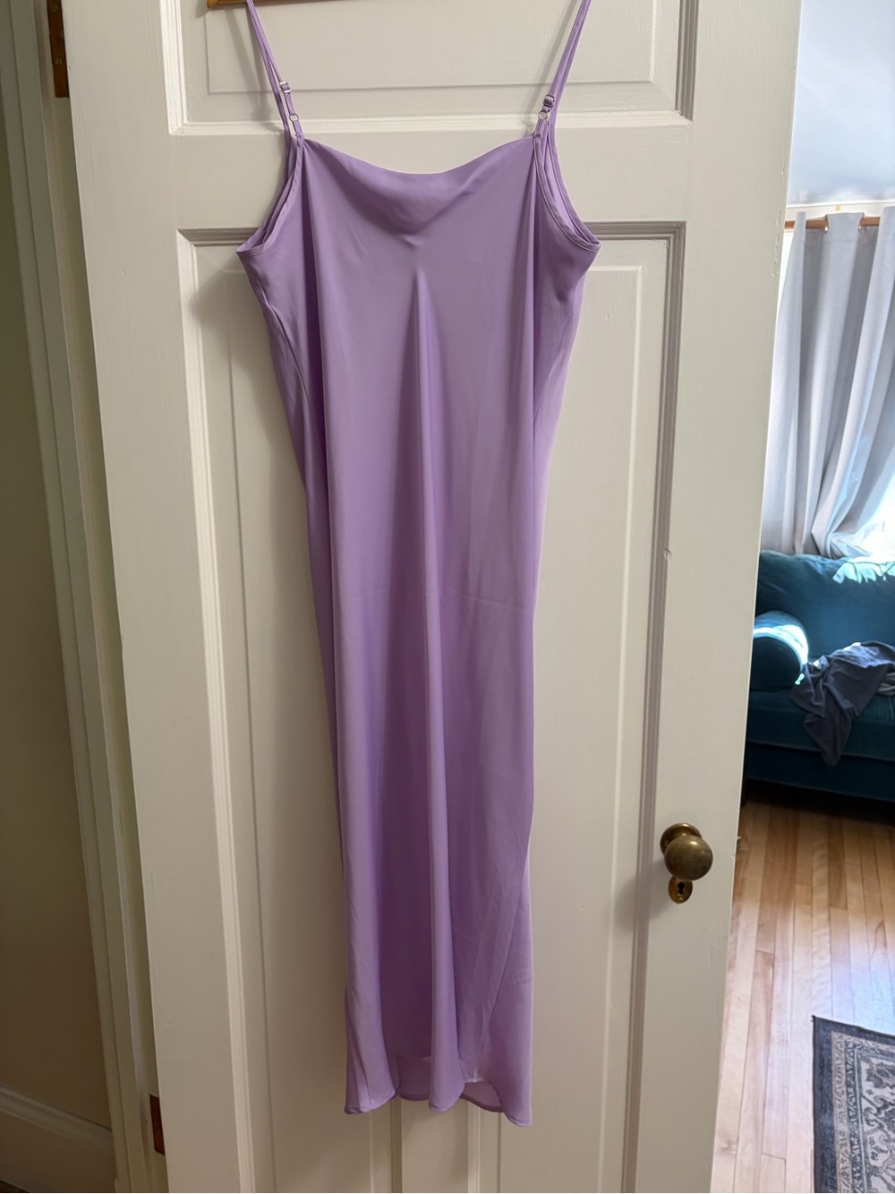Banana Republic Lavender Slip Dress with Cowl Neck - Picture 4 of 6